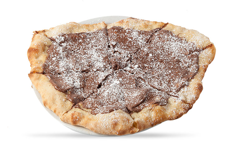 Focaccia con nutella - La Pizza forno a legna ferentino il giardino Planet Garden